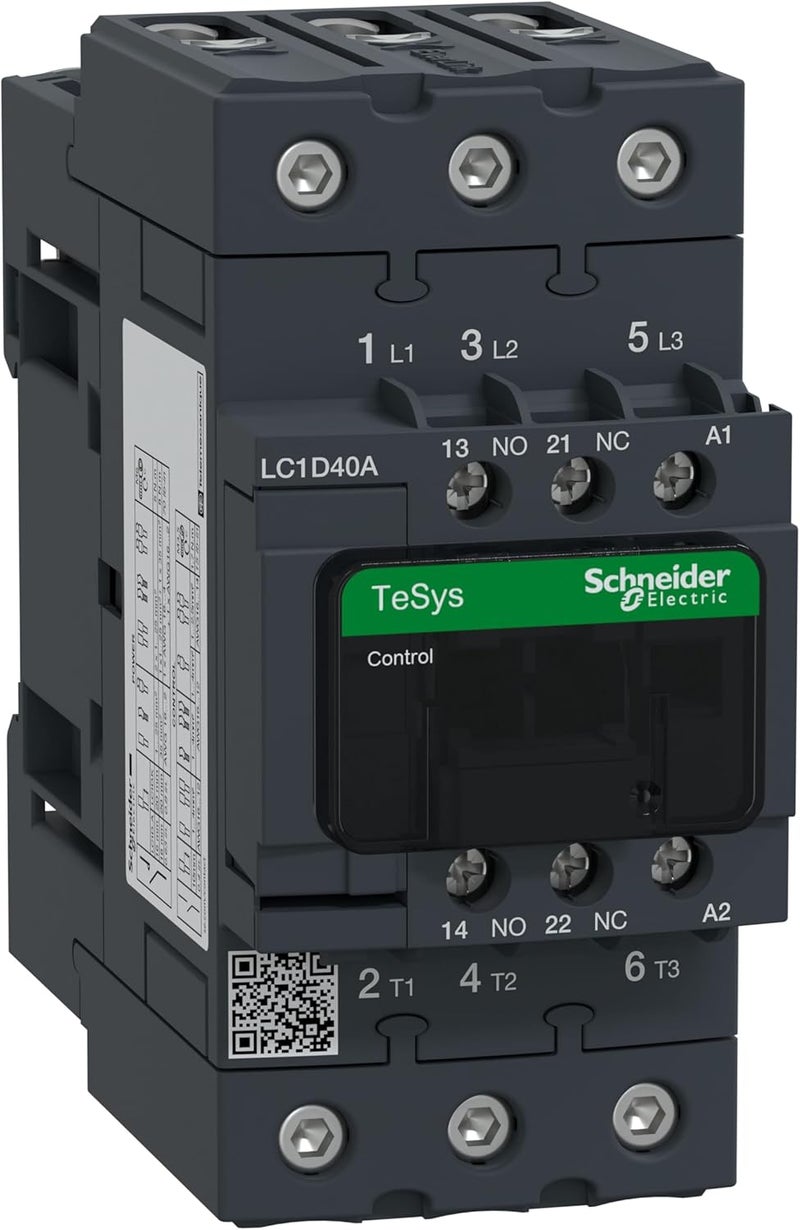 Schneider Electric TeSys Deca Contactor, 3 Poles, 40A, 240V AC 50/60 Hz